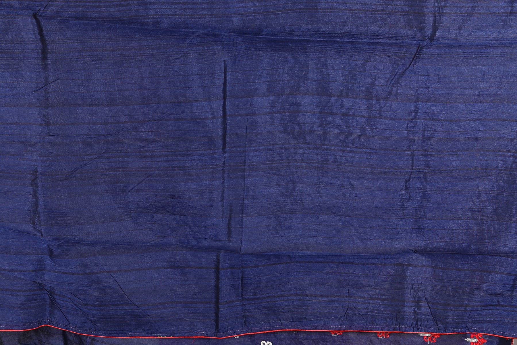 Navy Blue Blended Tussar Saree - Keya Seth Exclusive