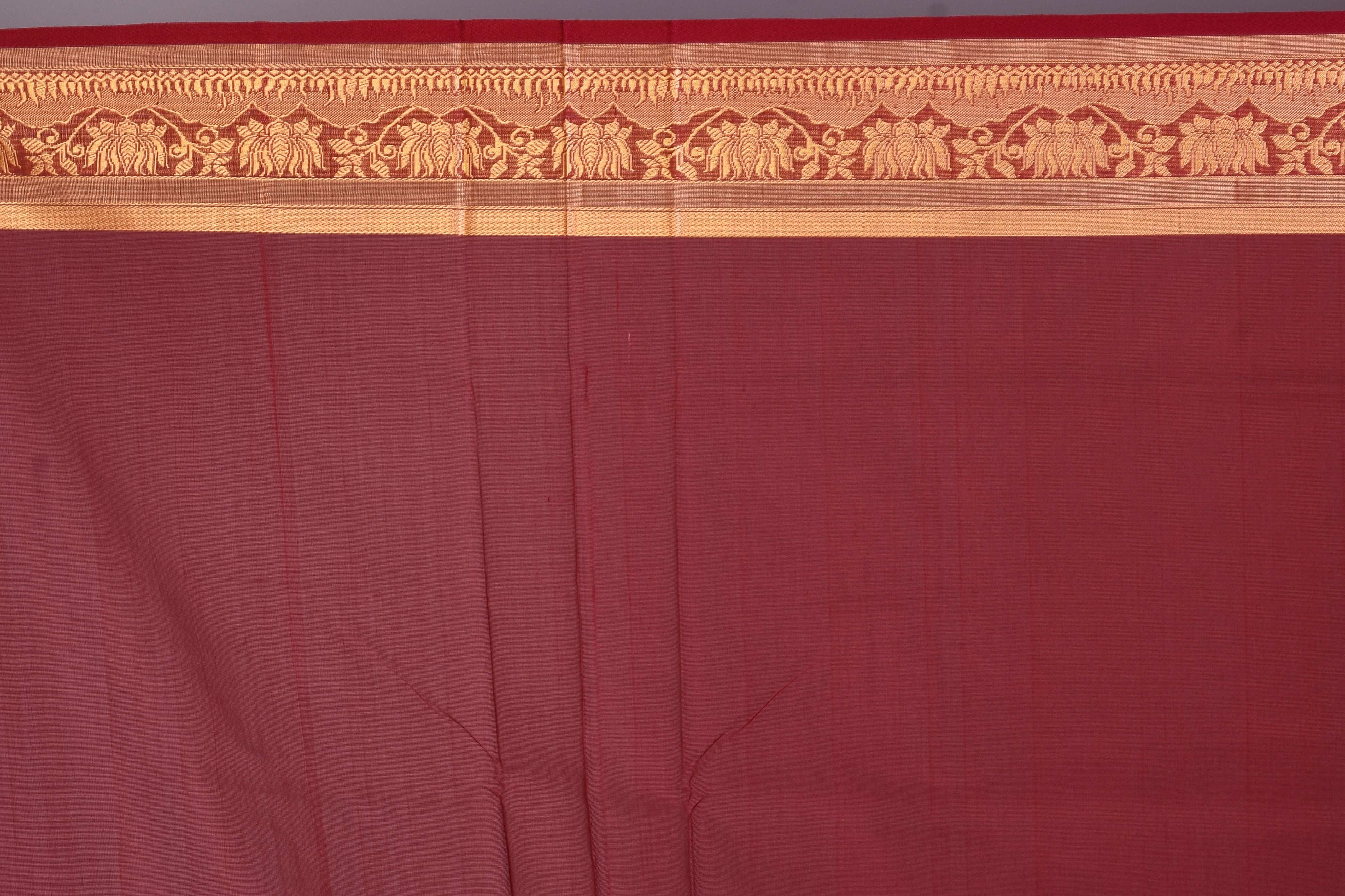 Pink Pattu Silk Saree with Maroon Borders - Keya Seth Exclusive