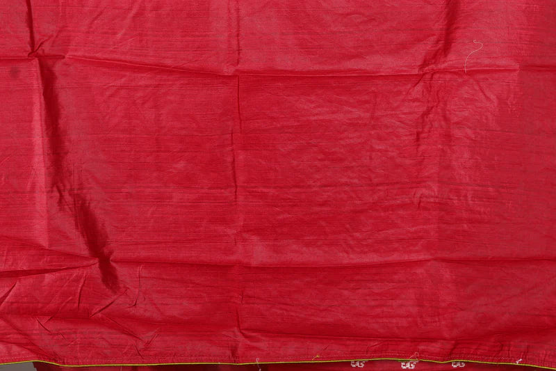 Magenta Blended Tussar Saree - Keya Seth Exclusive