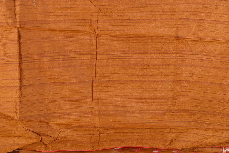 Rust Blended Tussar Saree - Keya Seth Exclusive