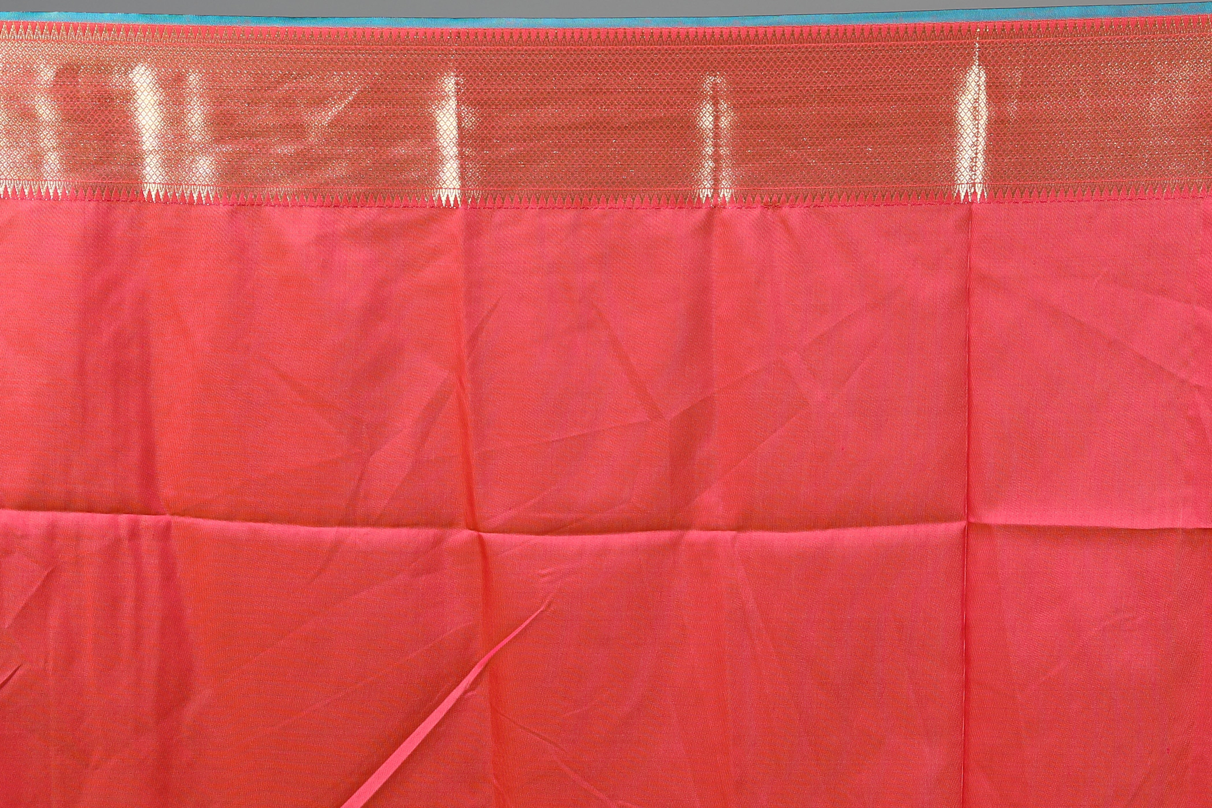 Yellow Blended Silk Saree