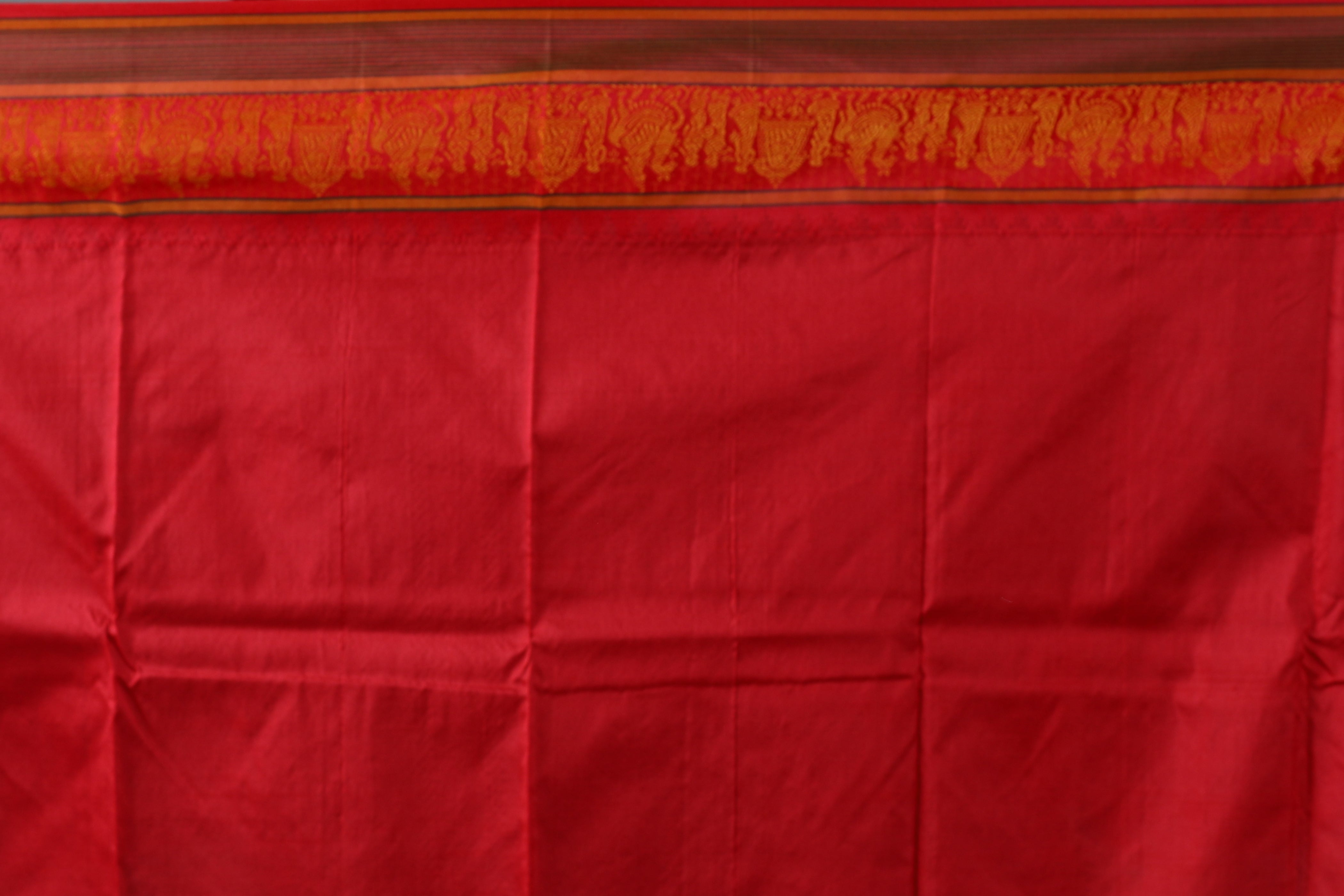 Yellow Blended Bomkai Saree