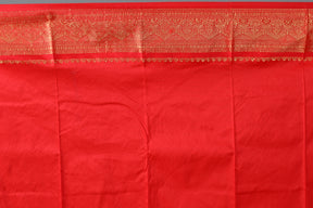 Rama Green Blended Kanjivaram Silk Saree