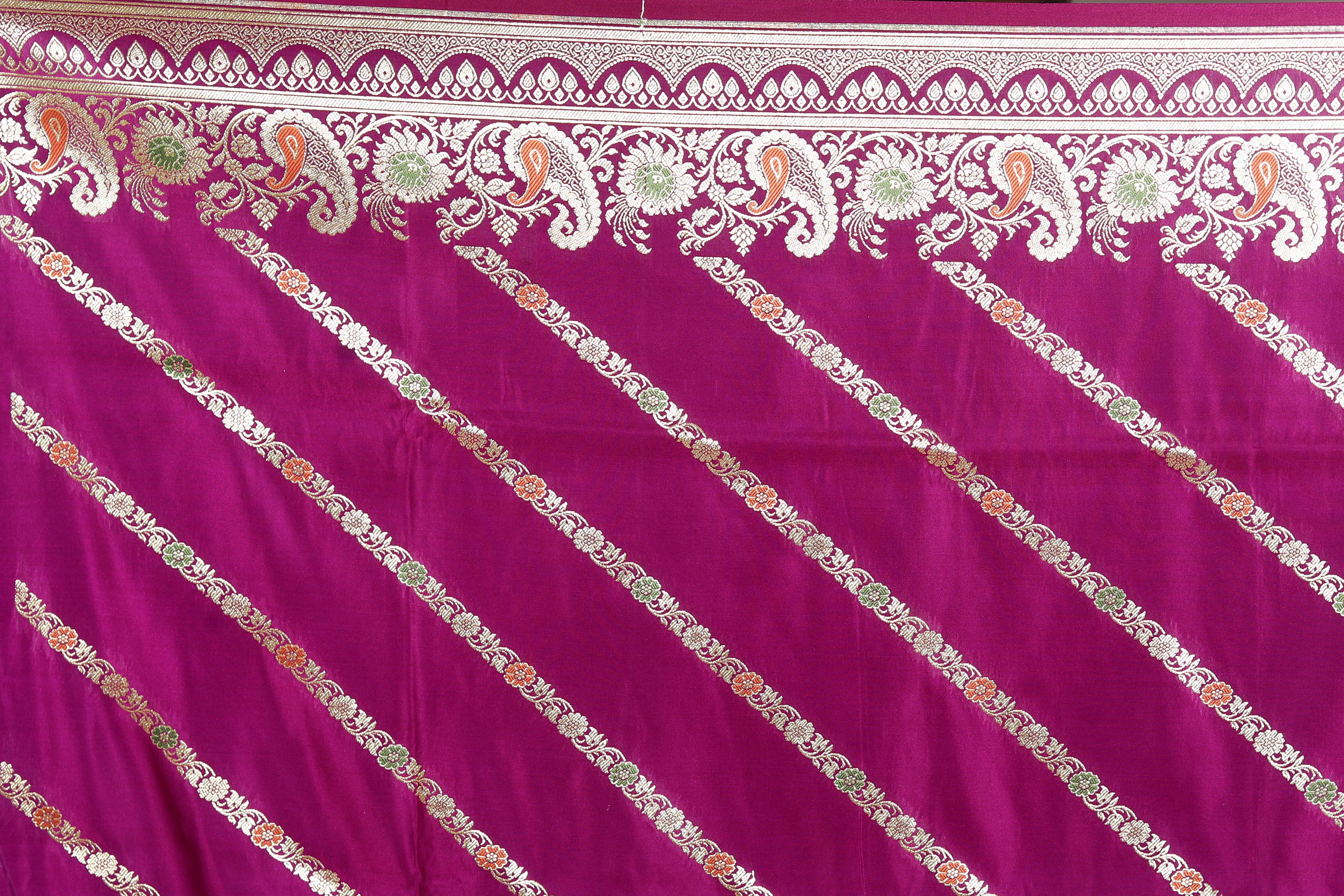 Purple Pure Banarasi Silk Saree - Keya Seth Exclusive