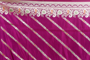 Purple Pure Banarasi Silk Saree - Keya Seth Exclusive