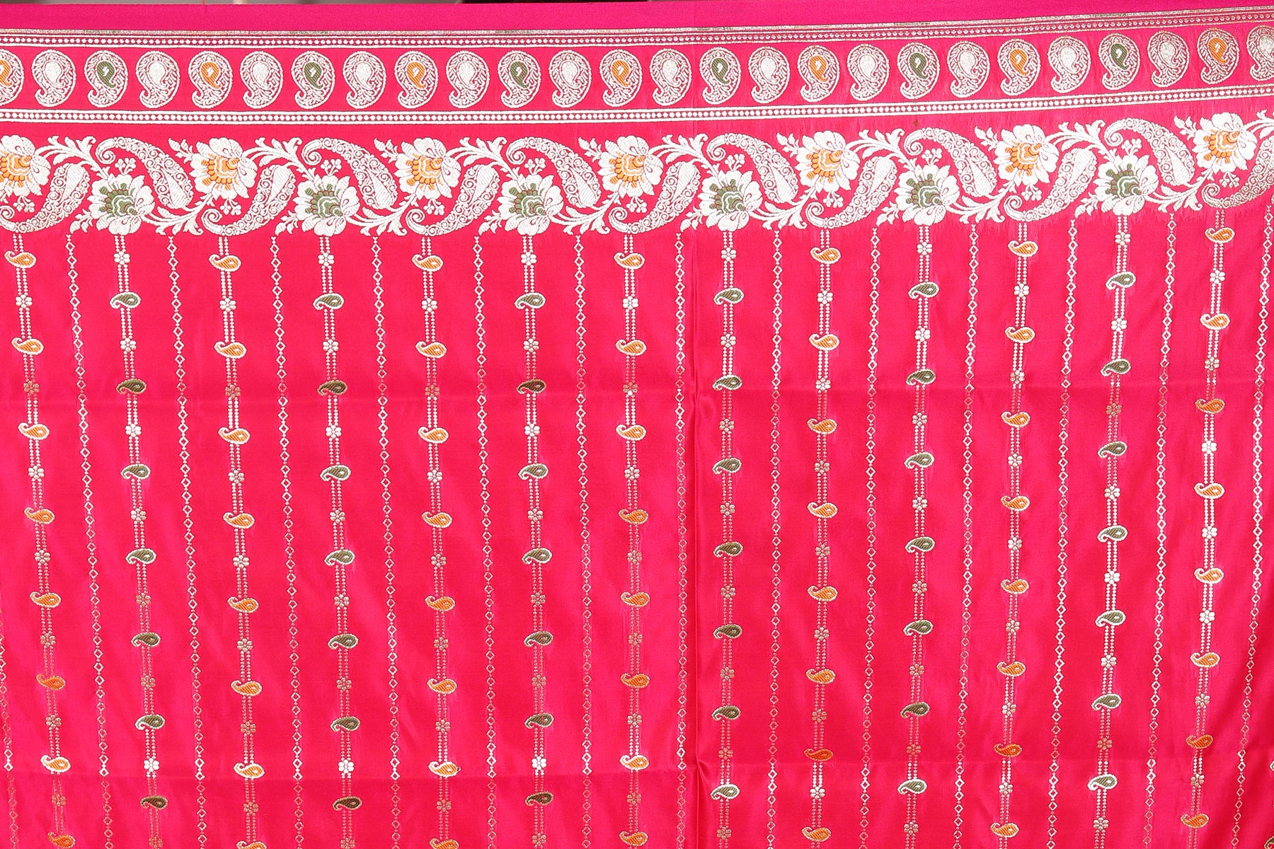 Pink Pure Banarasi Silk Saree - Keya Seth Exclusive