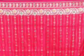 Pink Pure Banarasi Silk Saree - Keya Seth Exclusive
