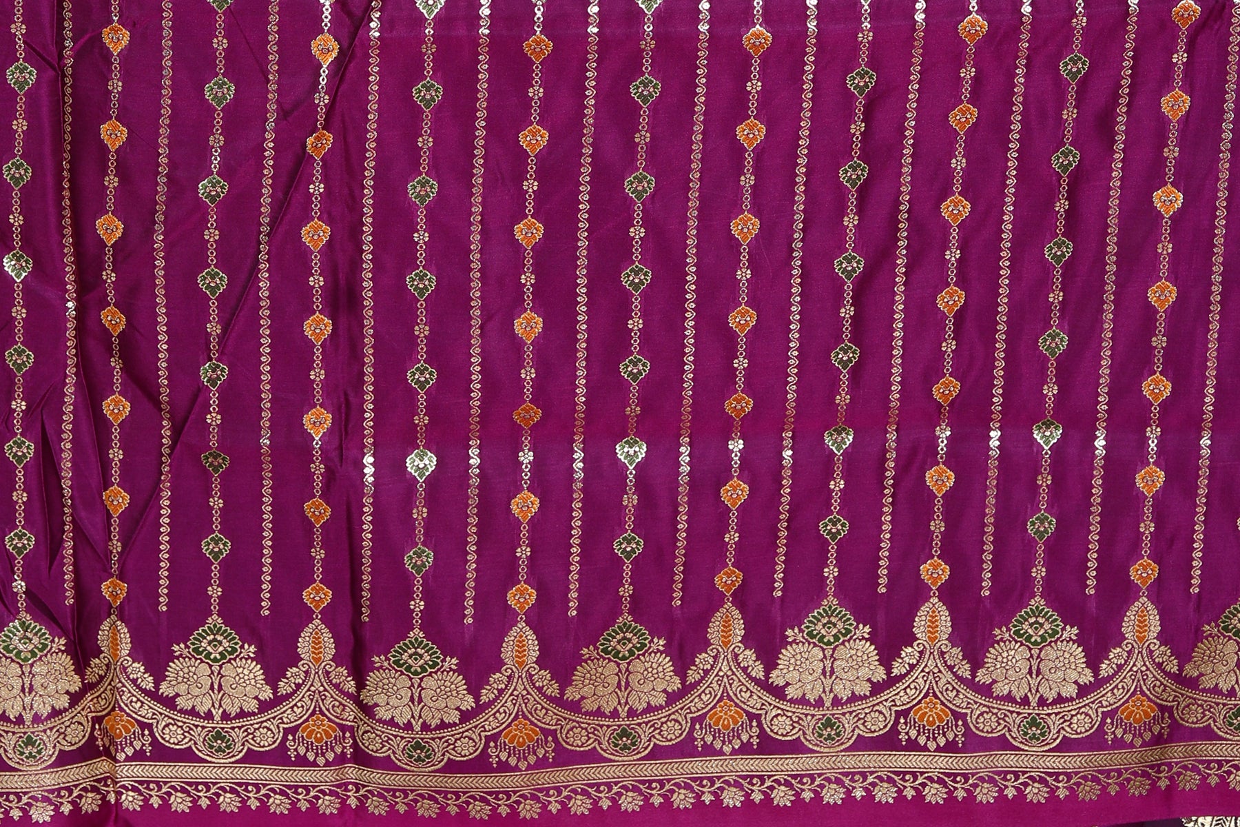 Purple Pure Banarasi Silk Saree - Keya Seth Exclusive