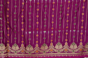 Purple Pure Banarasi Silk Saree - Keya Seth Exclusive