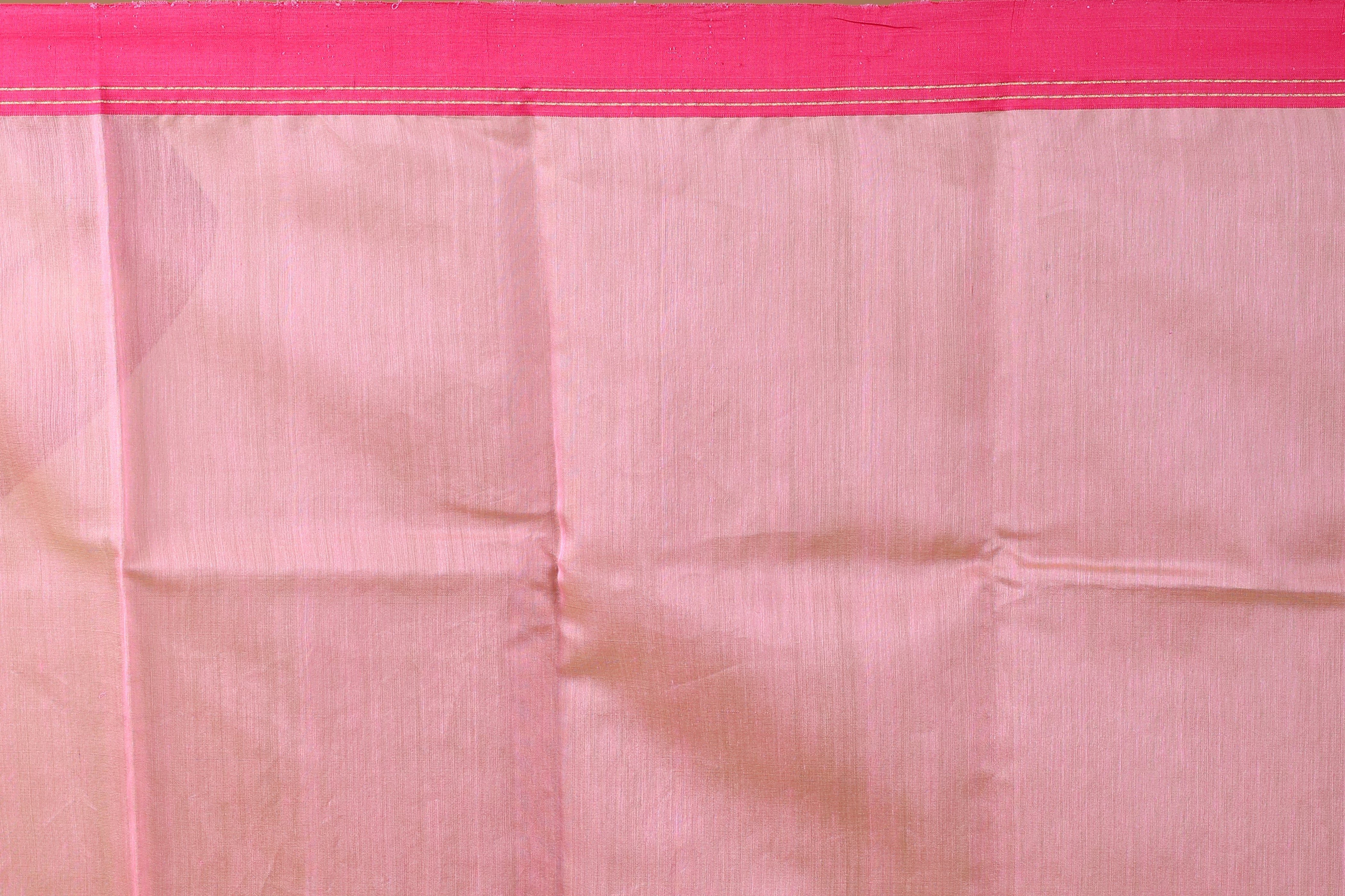 Pink Pure Muslin Saree