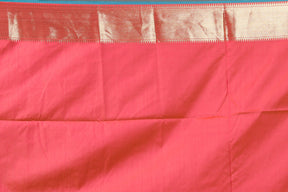 Pesta Green Blended Silk Saree