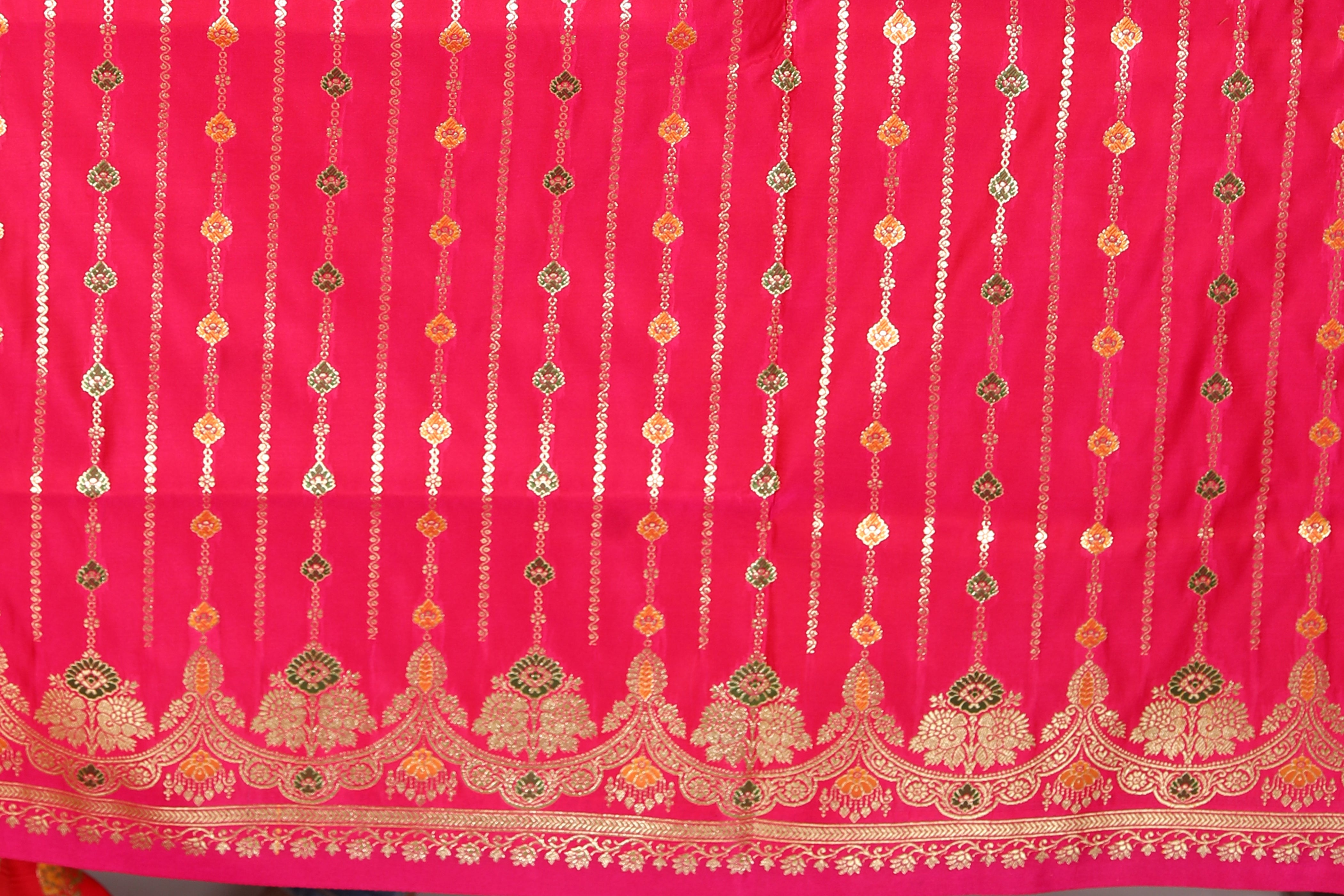 Pink Pure Banarasi Silk Saree - Keya Seth Exclusive