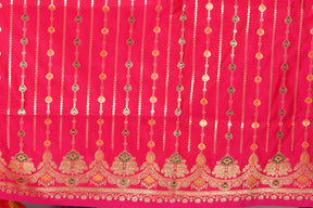 Pink Pure Banarasi Silk Saree - Keya Seth Exclusive