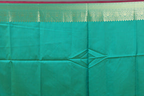Pear Green Blended Silk Saree