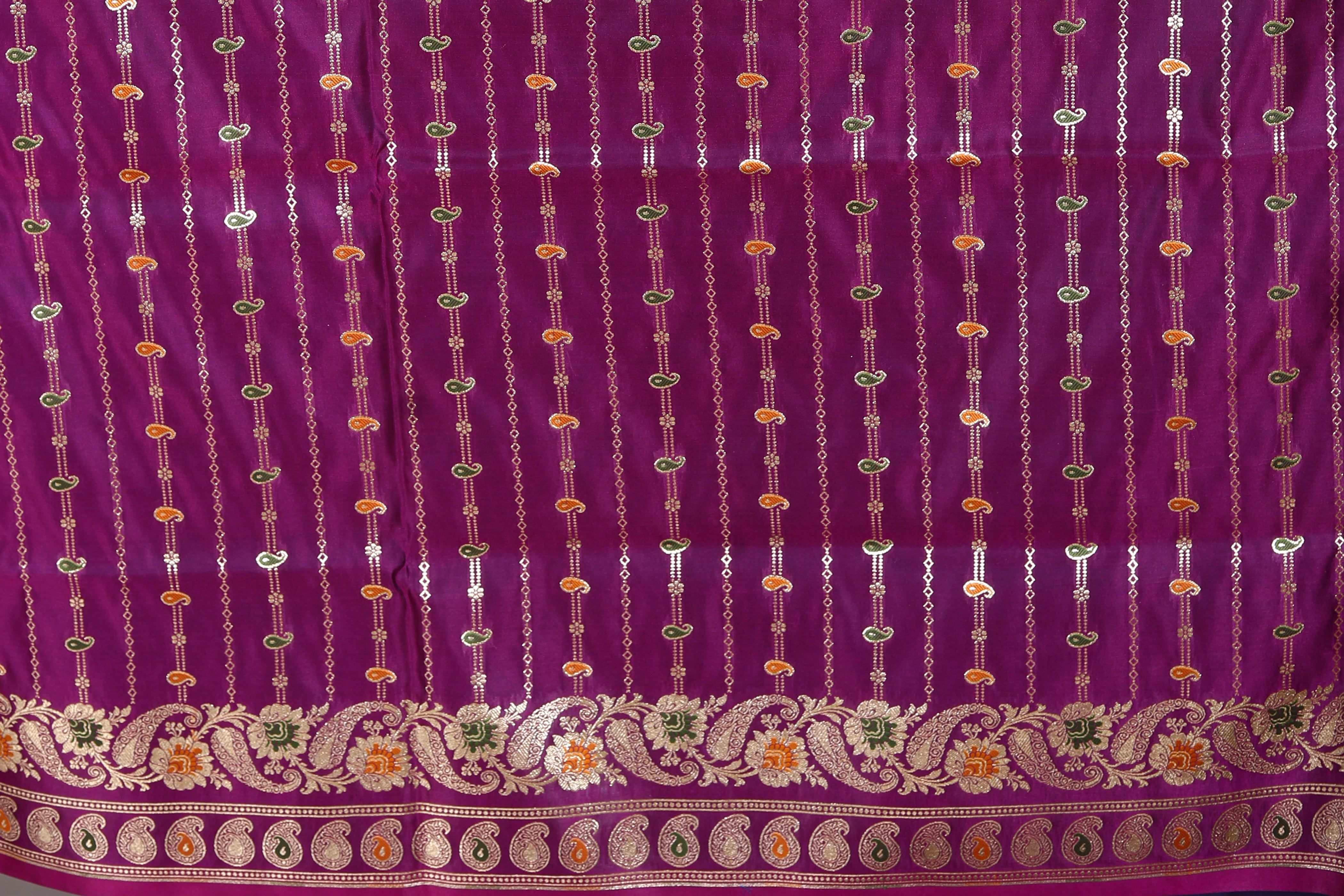 Purple Pure Banarasi Silk Saree - Keya Seth Exclusive