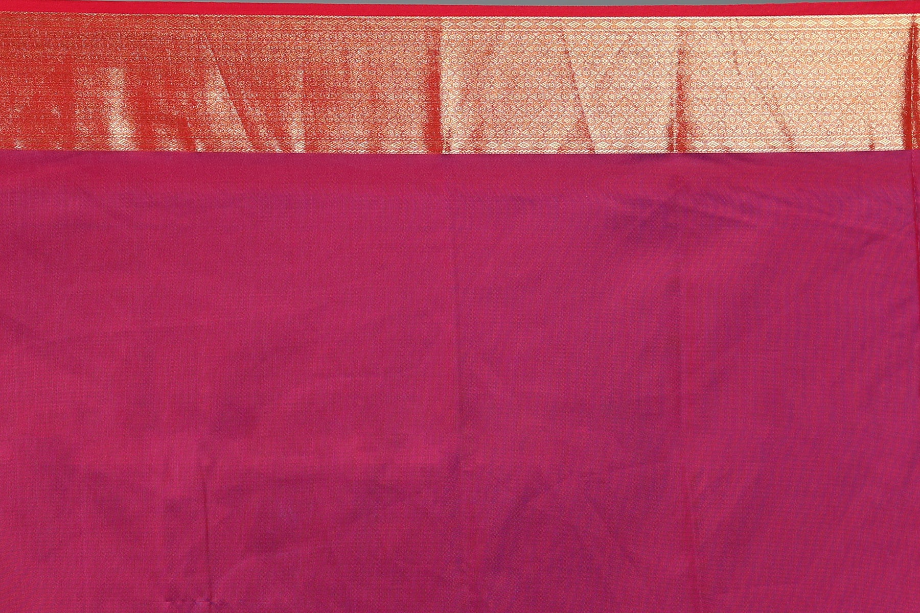 Dark Jungle Green Blended Handloom Silk Saree