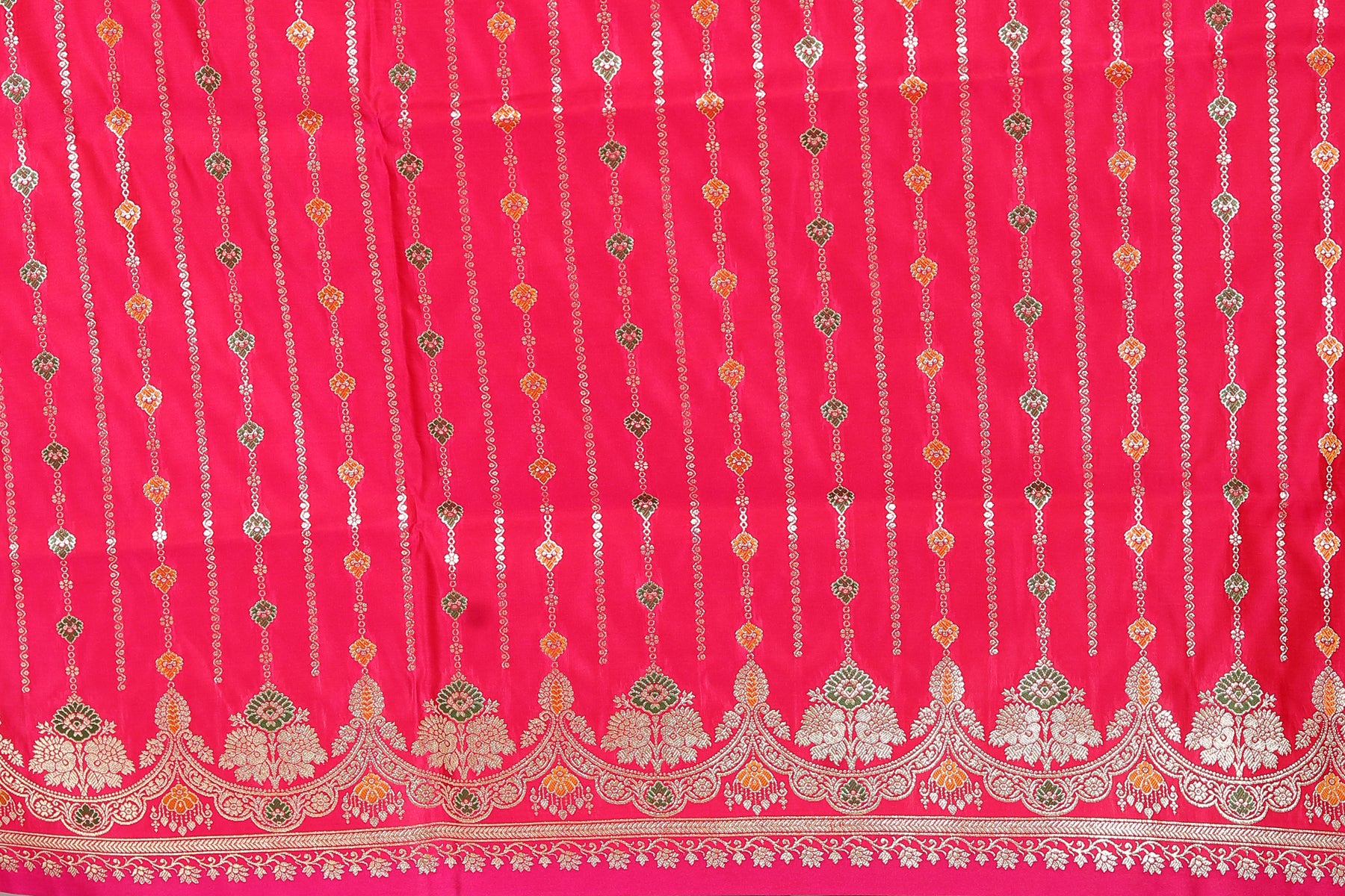 Pink Pure Banarasi Silk Saree - Keya Seth Exclusive