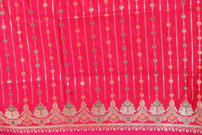 Pink Pure Banarasi Silk Saree - Keya Seth Exclusive