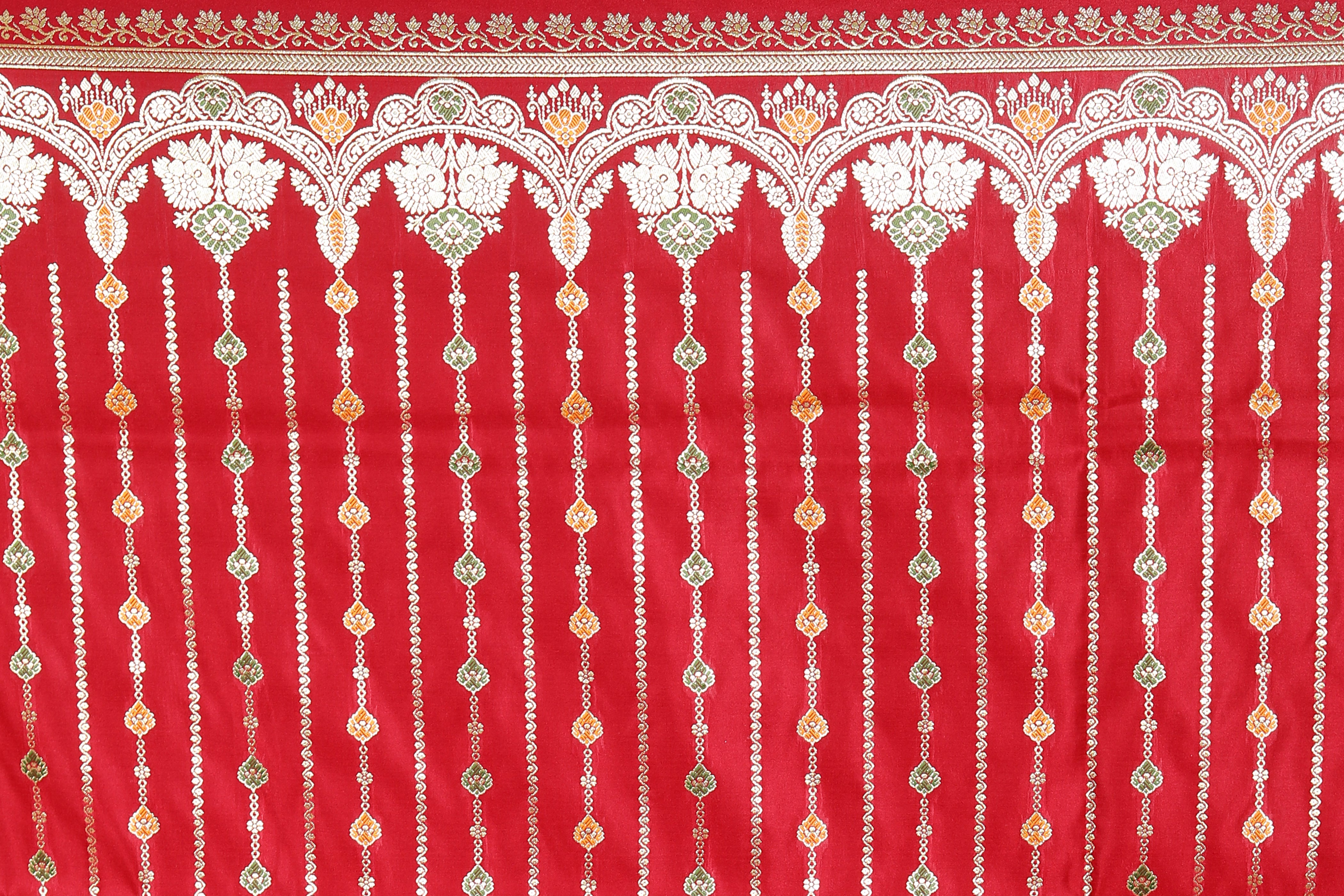 Maroon Pure Banarasi Silk Saree - Keya Seth Exclusive