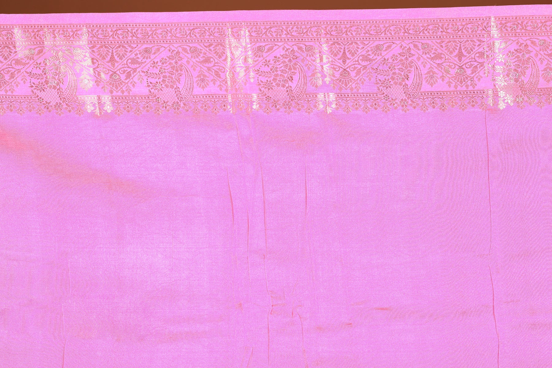 Designer Light Pink Tussar Saree