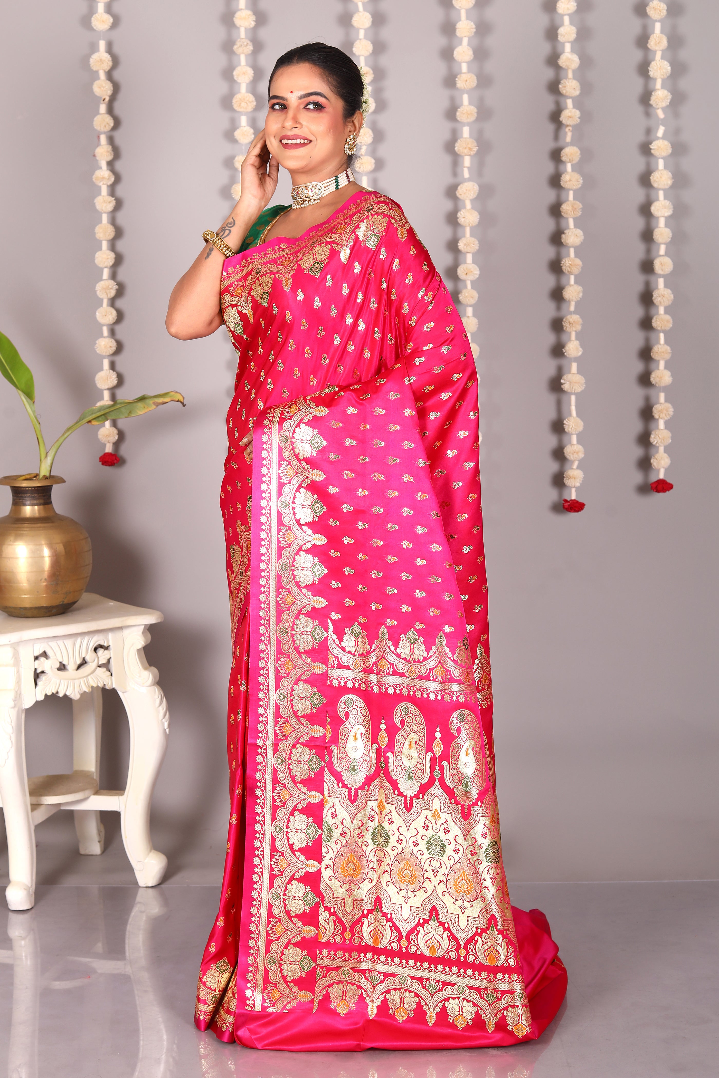 Rani Pure Banarasi Silk Saree - Keya Seth Exclusive