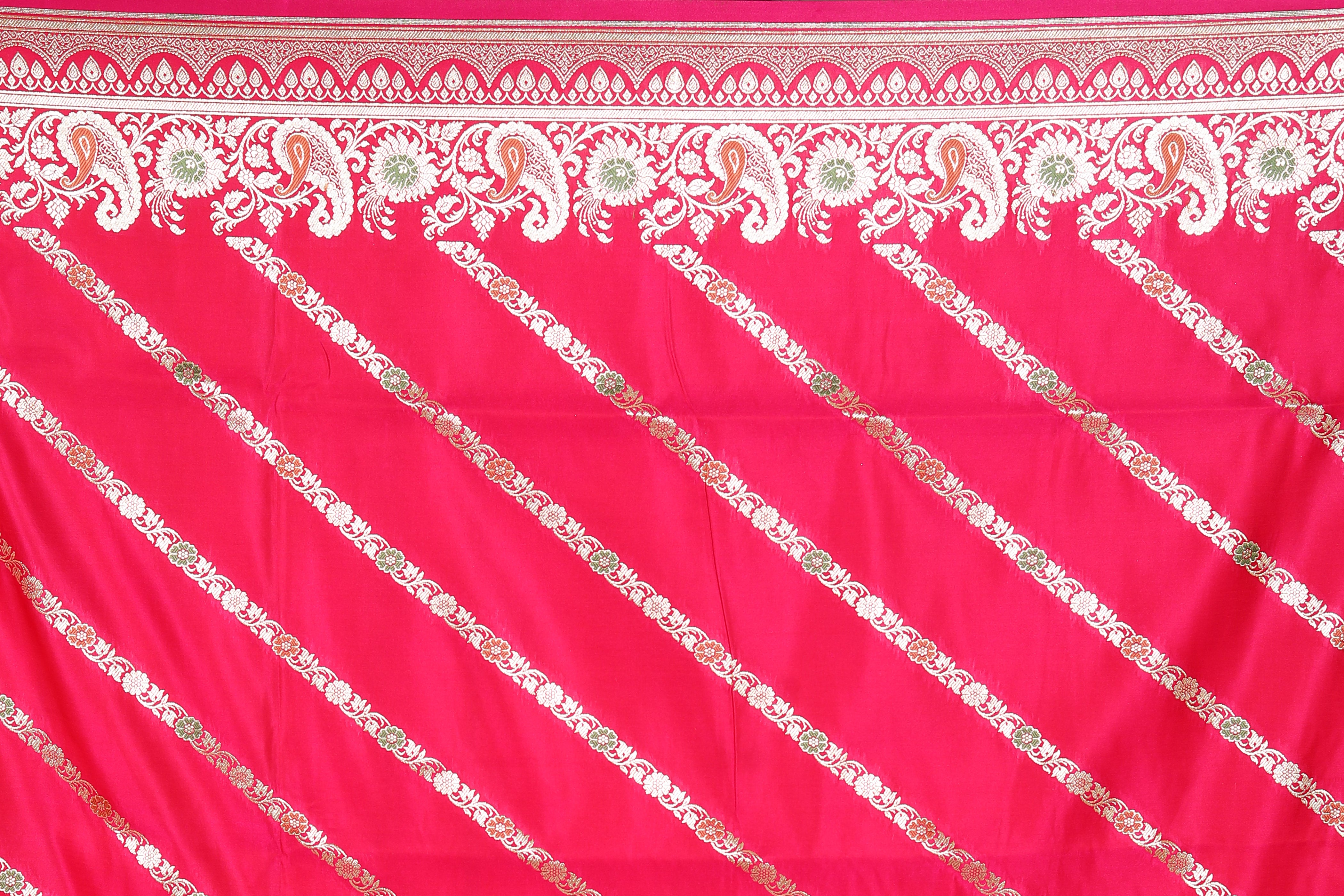 Pink Pure Banarasi Silk Saree - Keya Seth Exclusive