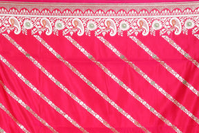 Pink Pure Banarasi Silk Saree - Keya Seth Exclusive