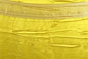 Pesta Green Blended Satin Silk Saree