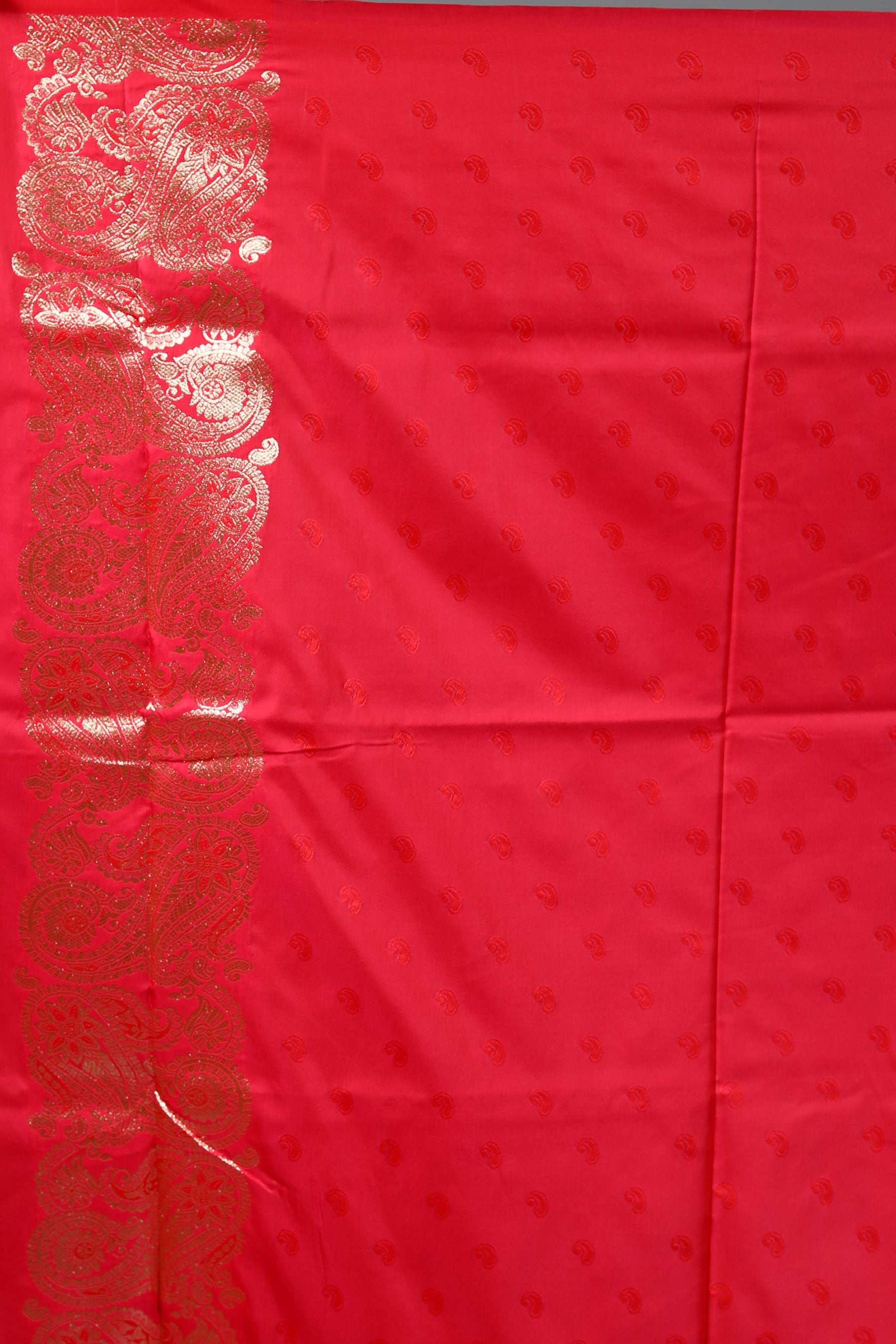 Pink Blended Satin Silk Saree