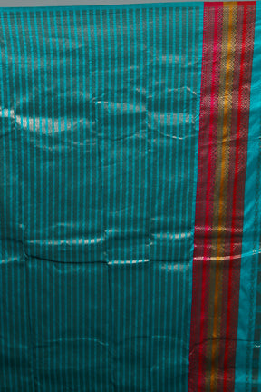 Green Dual Tone Blended Silk Saree
