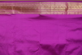 Violet Pure Kanjivaram Silk Saree