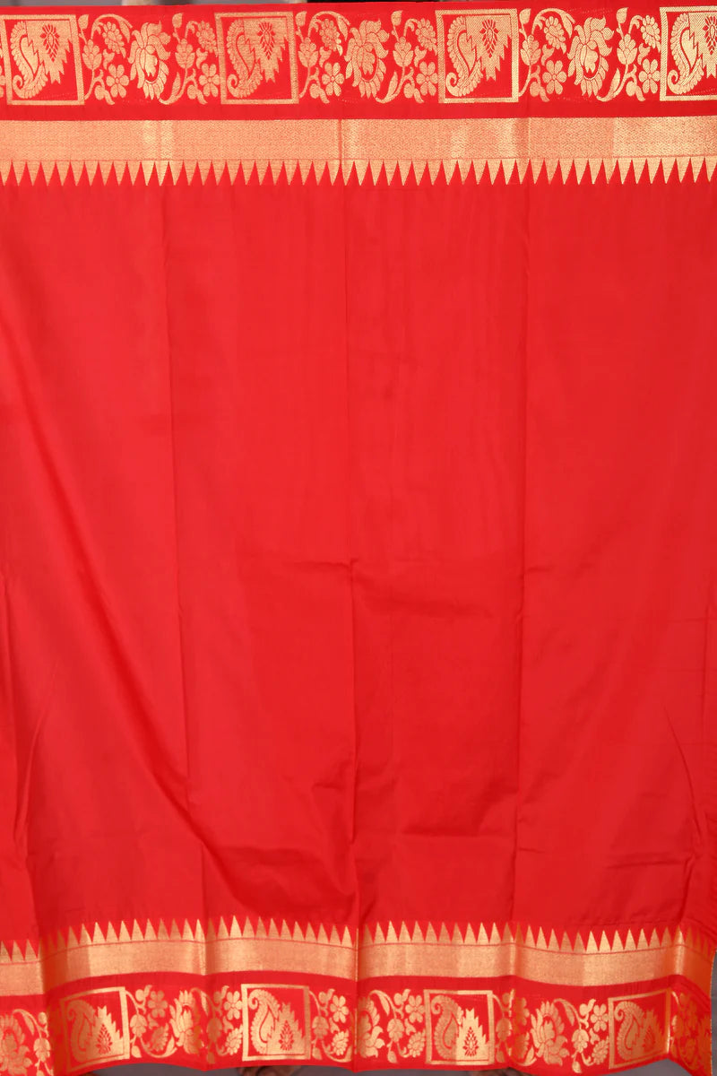 Green Blended Kanjivaram Silk Saree - Keya Seth Exclusive