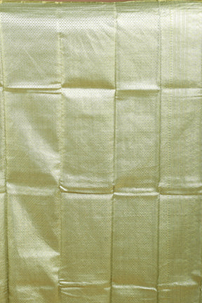 Light Green Blended Tissue Kanjivaram Silk Saree