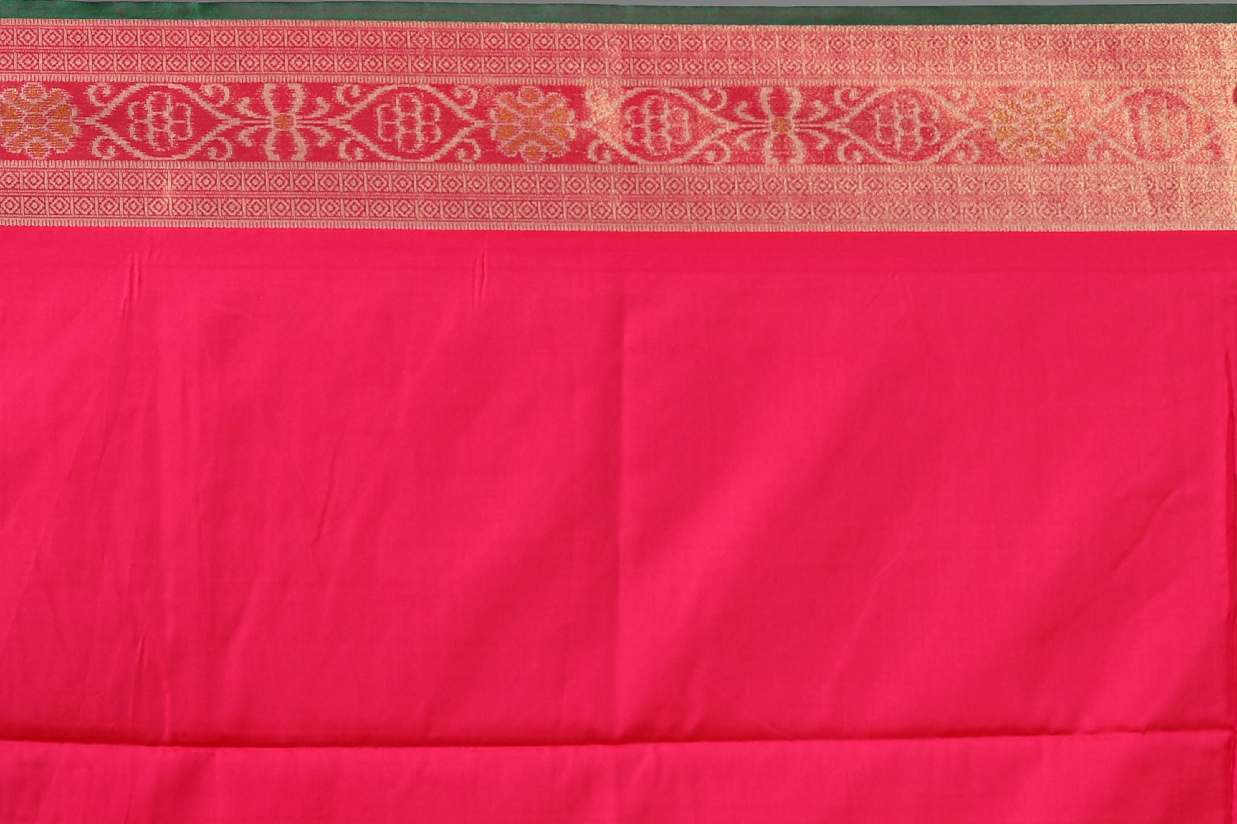 Orange Blended Silk Saree