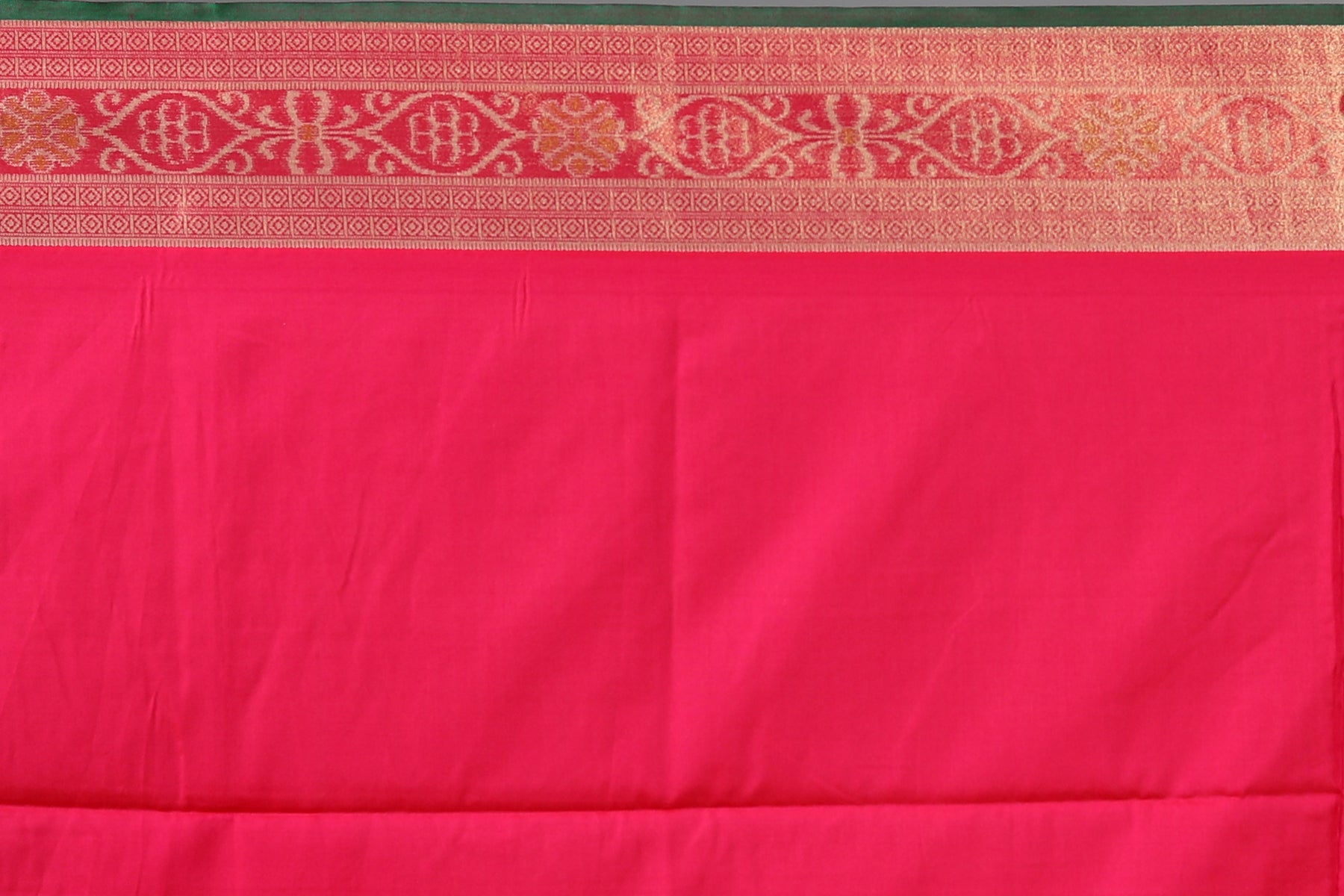 Orange Blended Silk Saree