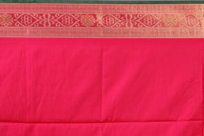 Orange Blended Silk Saree