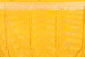 Yellow Pure Katan Saree - Keya Seth Exclusive