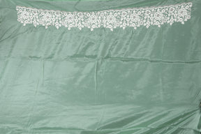 Light Green Blended Jimmy Choo Saree