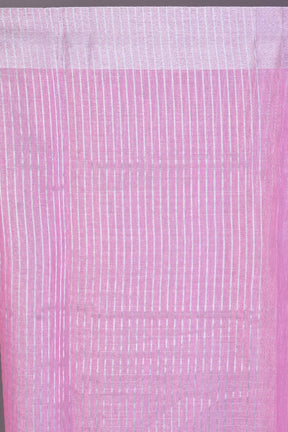 Pink Blended Silk Saree with ThreadWorks - Keya Seth Exclusive