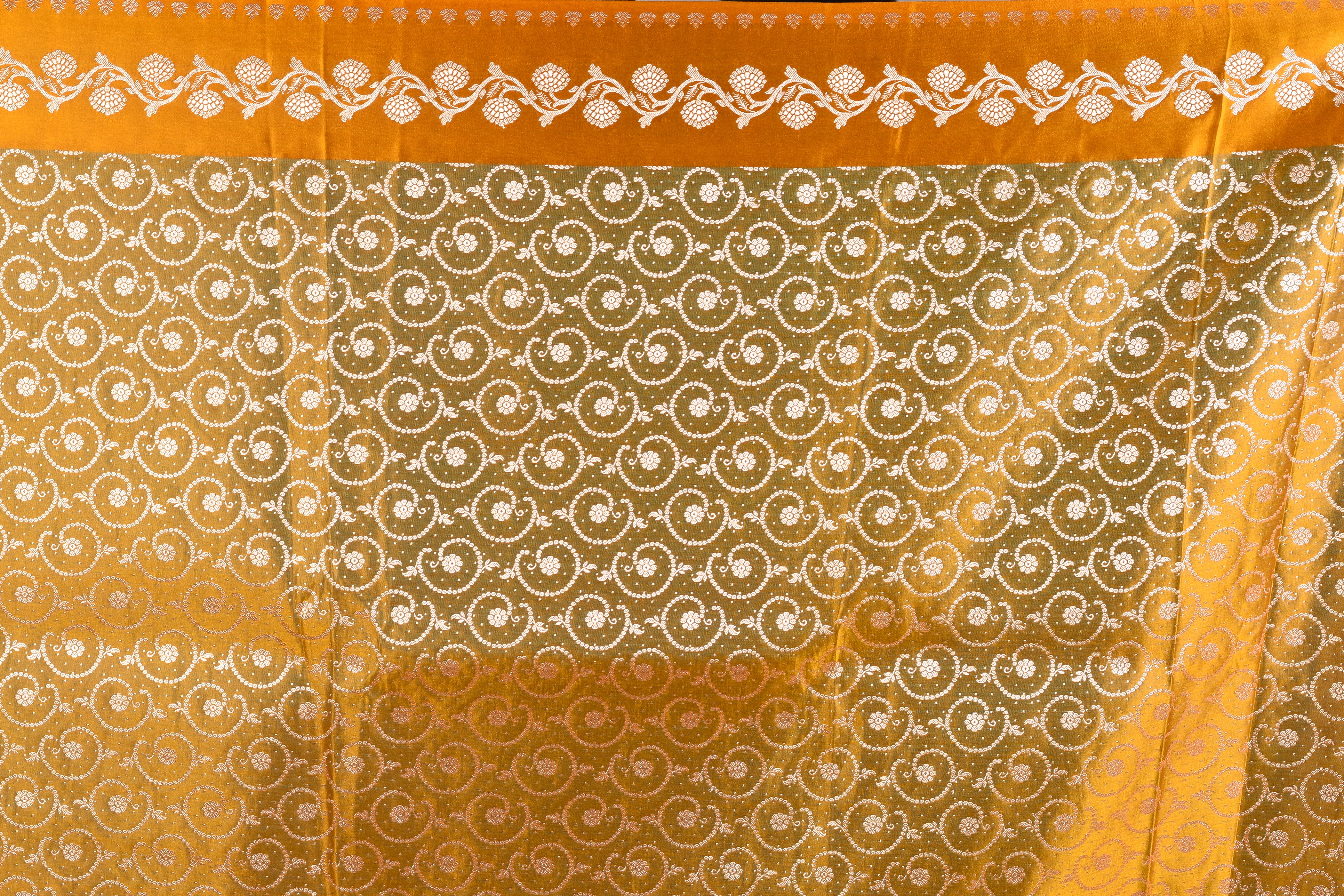 Soft Mustard Mushroo Silk Saree - Keya Seth Exclusive