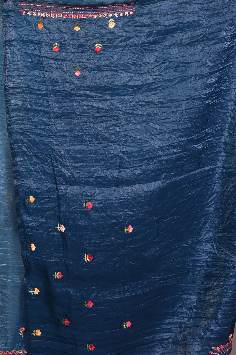 Blue Jimmy Choo Saree - Keya Seth Exclusive