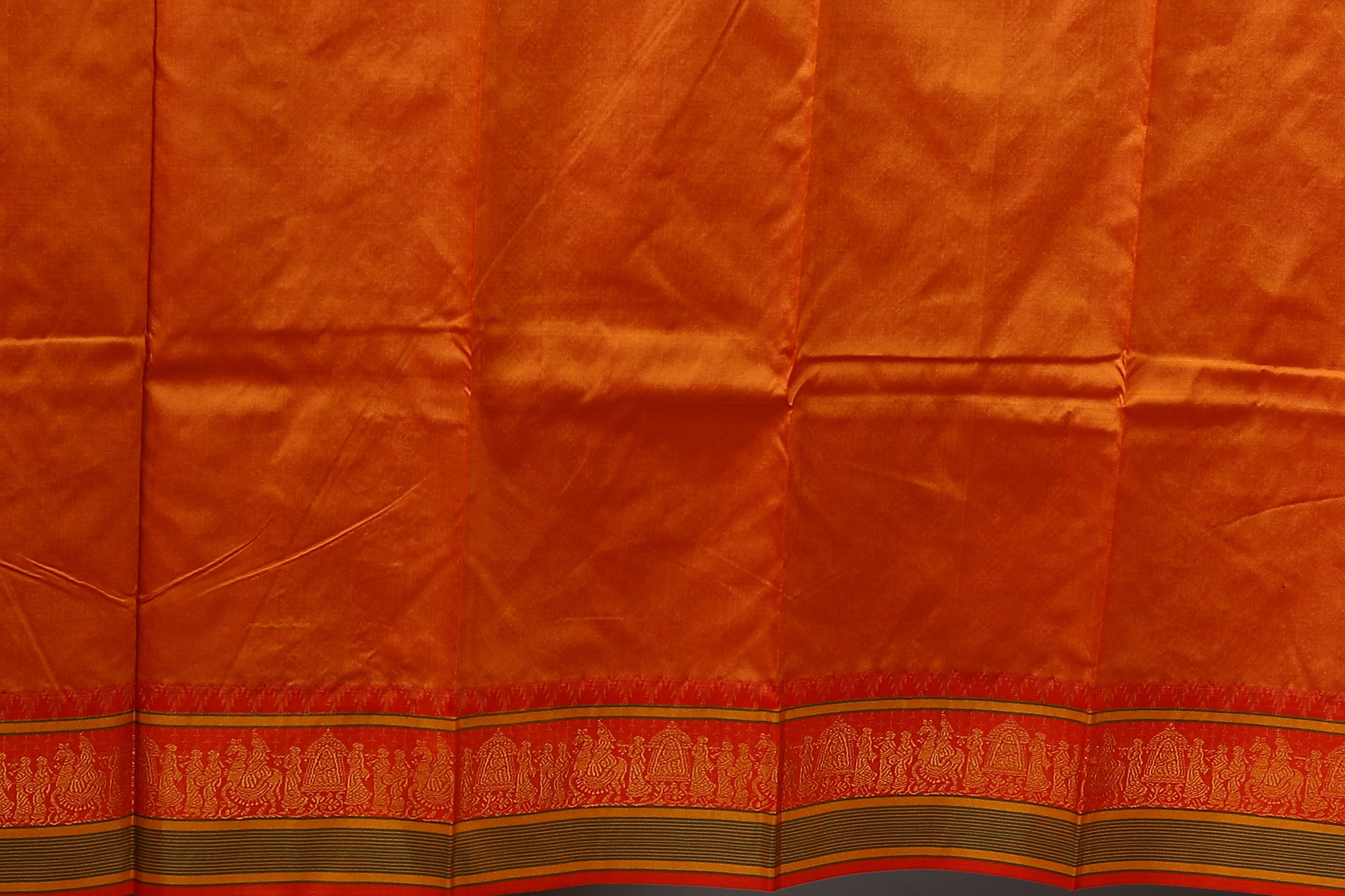 Magenta Blended Silk Saree