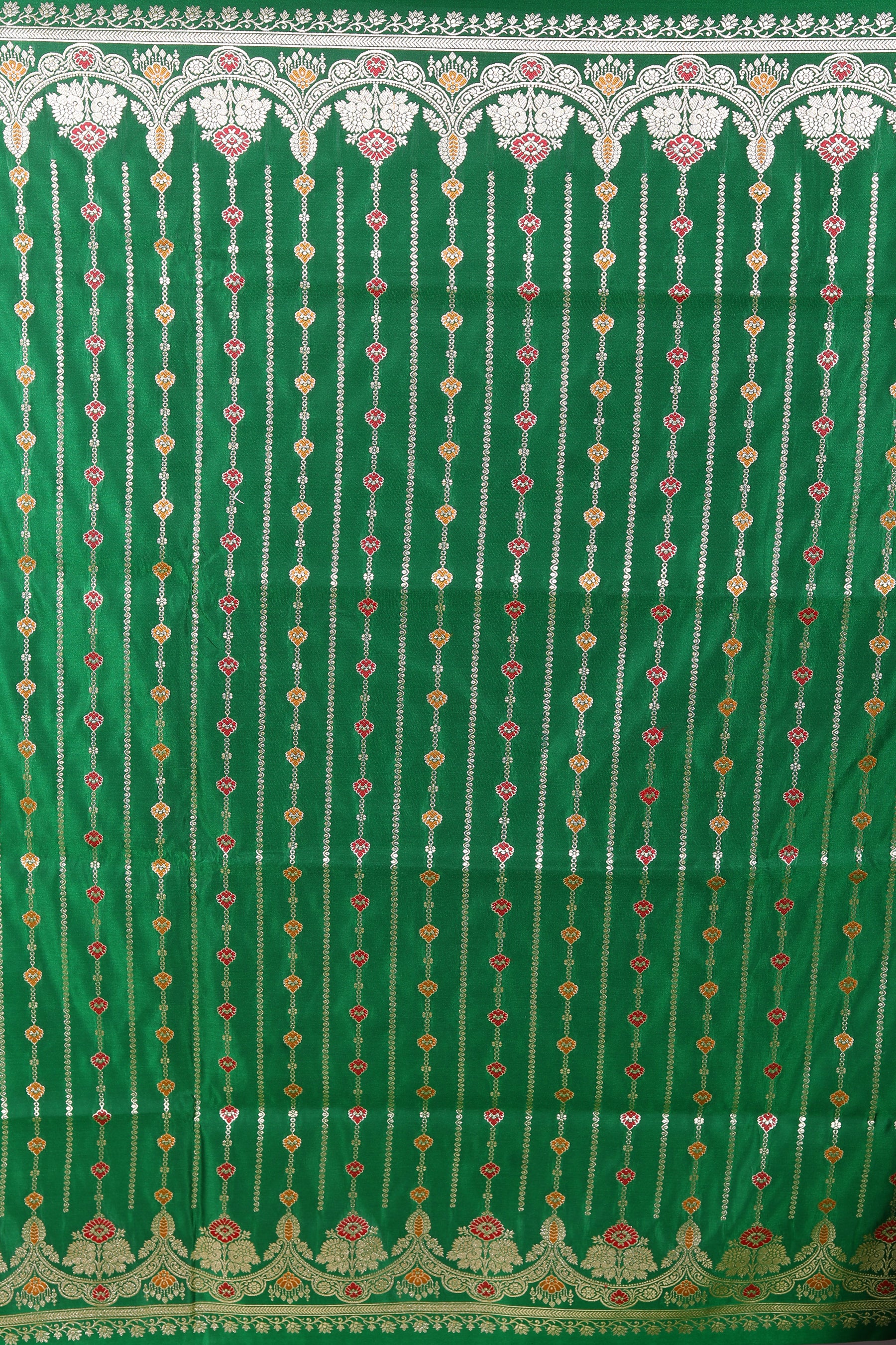 Green Pure Banarasi Silk Saree - Keya Seth Exclusive