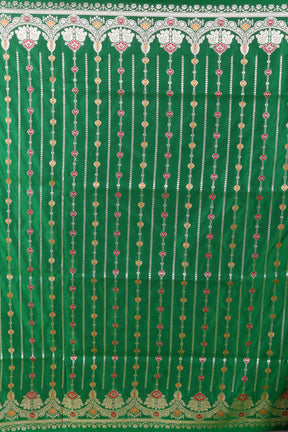 Green Pure Banarasi Silk Saree - Keya Seth Exclusive