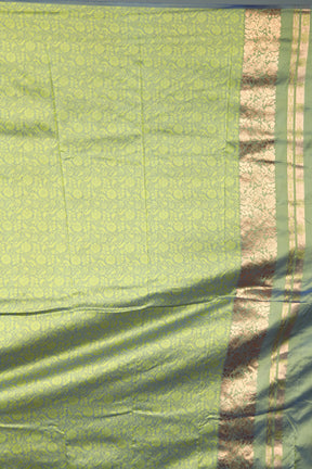 Light Green Blended Silk Saree