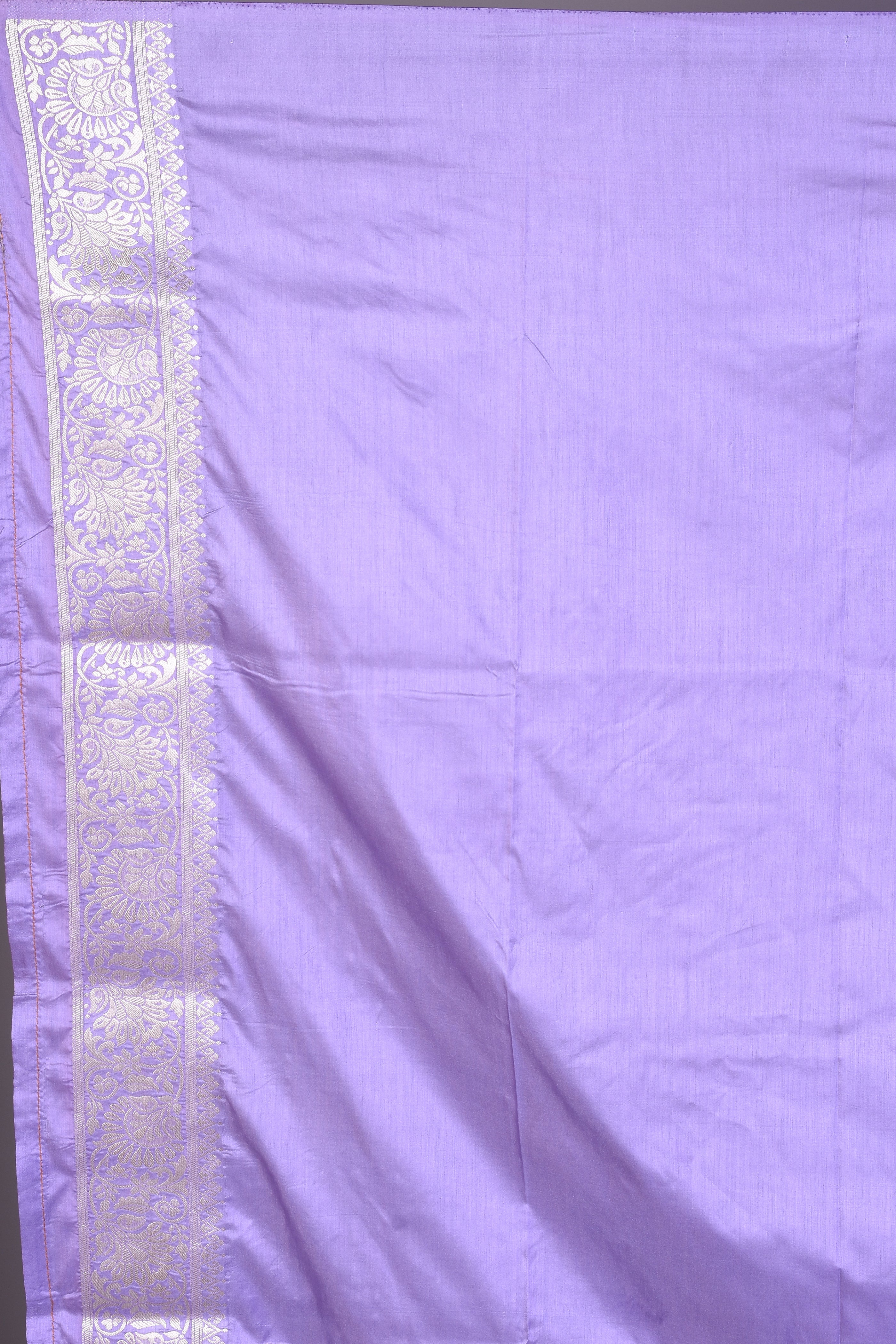 Lilac Art Silk Saree with Zari Work - Keya Seth Exclusive