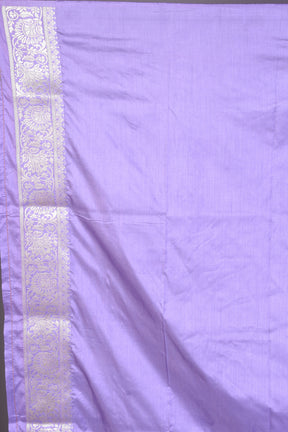 Lilac Art Silk Saree with Zari Work - Keya Seth Exclusive