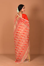 Load image into Gallery viewer, Cream Jamdani Saree - Keya Seth Exclusive
