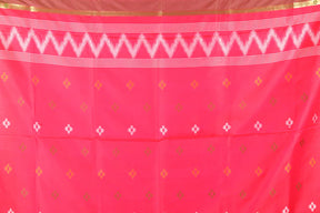 Brown Dual Tone Blended Ikkat Silk Saree - Keya Seth Exclusive