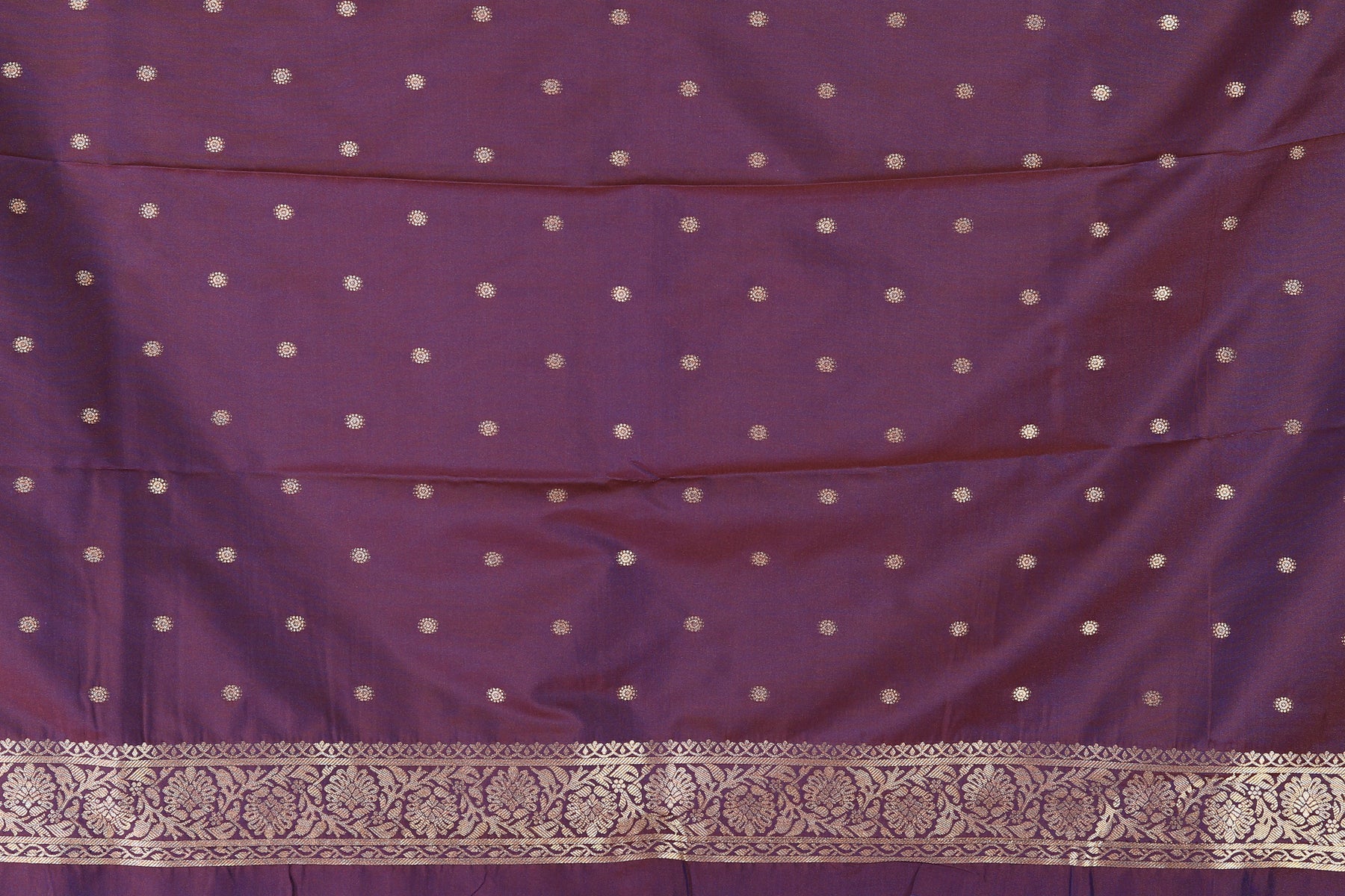 Dual Tone Purple Blended Mashru Silk Saree - Keya Seth Exclusive